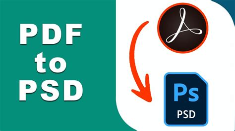 How To Convert PDF To PSD File Photoshop In Adobe Acrobat Pro 2017