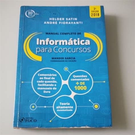 Livro Manual completo de Informática para concursos mais de 1000