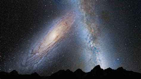 Scientists simulate the merging of the Milky Way-Andromeda galaxy ...