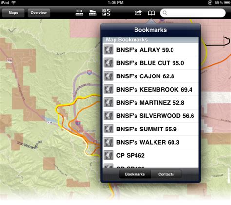 Cajon Pass Chase Map - blog - railroad photography and blog by joe perry