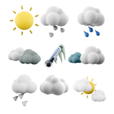 Weather Icons PNGs for Free Download