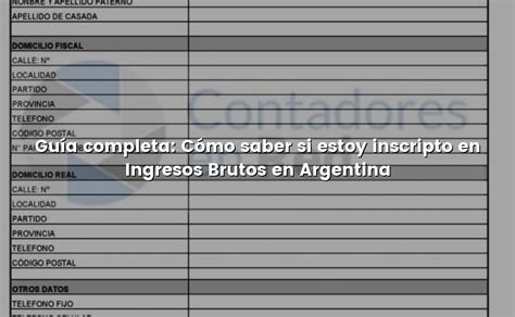 Guía completa Cómo saber si estoy inscripto en Ingresos Brutos en