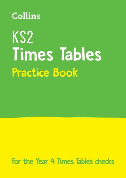 Ks2 Times Tables Practice Workbook Von Collins Ks2 Englisches Buch