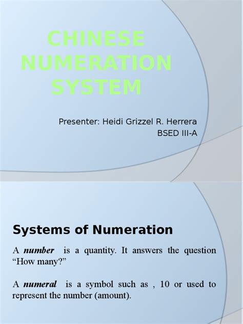 Chinese Numeration System Pdf Notation Teaching Mathematics