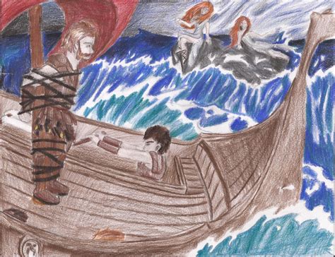 Odysseus and the sirens by CalliopeCloudCat on DeviantArt