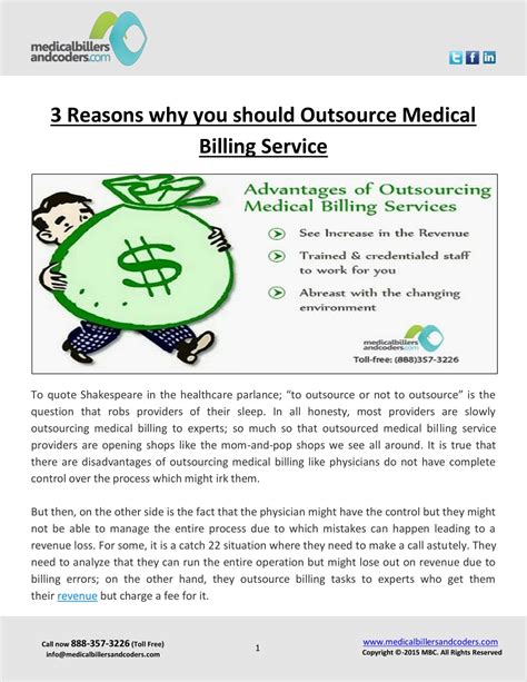 PPT 3 Reasons Why You Should Outsource Medical Billing Service