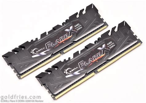 G SKILL Flare X DDR4 3200 Memory Kit Review Goldfries