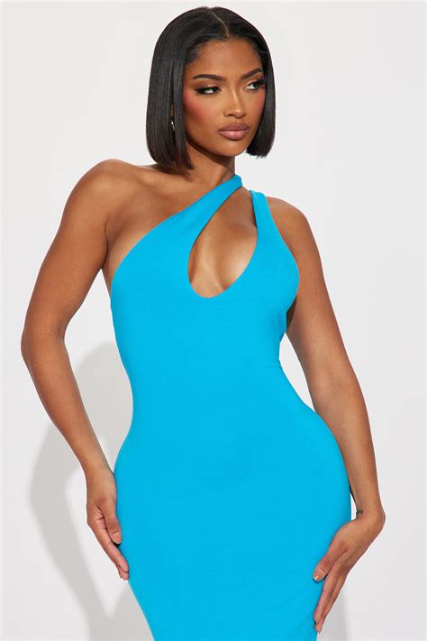 Keep It Routine Midi Dress Turquoise Fashion Nova Dresses Fashion Nova