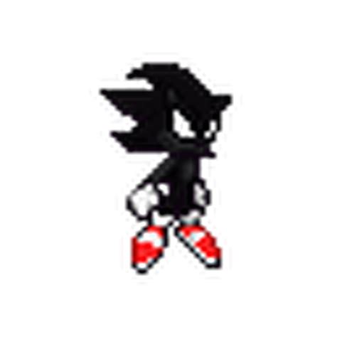 Heres A Dark Super Sonic Sprite I Made A While Ago Fandom