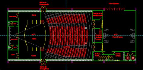 Auditorium (dwgAutocad drawing ) | Auditorium design