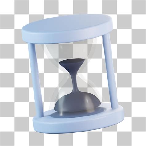 Icono D Del Temporizador De Reloj De Arena Archivo Psd Premium