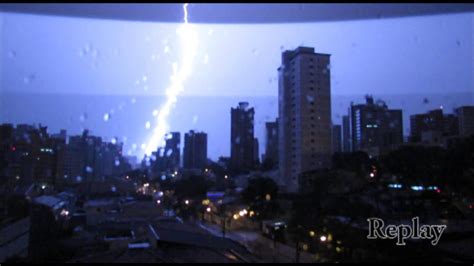 Tempestade raios em Santo André 29 12 2014 YouTube