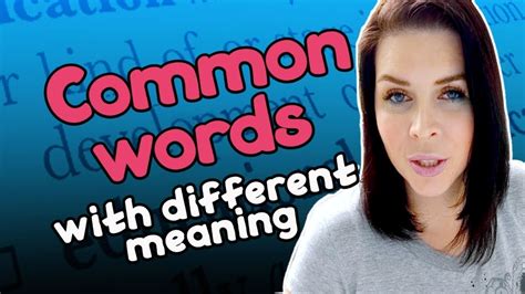 Word Meaning Common English Words That Used To Mean Something