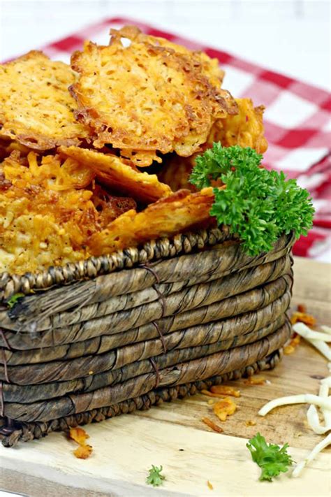 Keto Chips- BEST Low Carb Cheese Chip Recipe {Easy - Homemade}