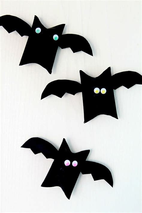 Halloween Bat Toilet Paper Roll Craft For Kids