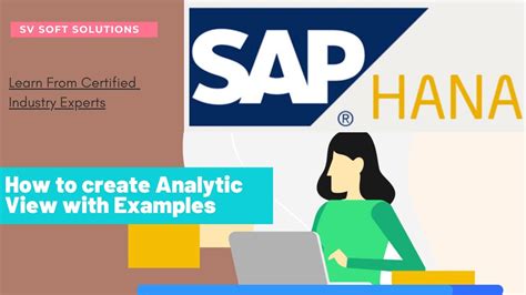 Sap Hana Training Videos How To Create Analytic View With Examples