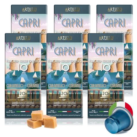 Artuzzi 120ct Caramel Compatible Nespresso Pods For Nespresso Original Machines I Caramel