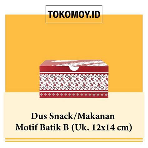 Jual 12x14 Dus Snack Box Makanan Catering Bahan Duplek Uk 12x14