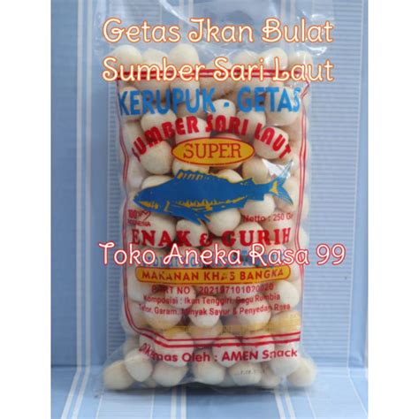 Jual Getas Tenggiri Cap Sumber Sari Laut Bulat Kerupuk Kemplang