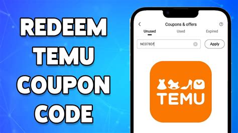 How To Redeem Temu Coupon Code 2024 Use Temu Coupon Codes Temu App