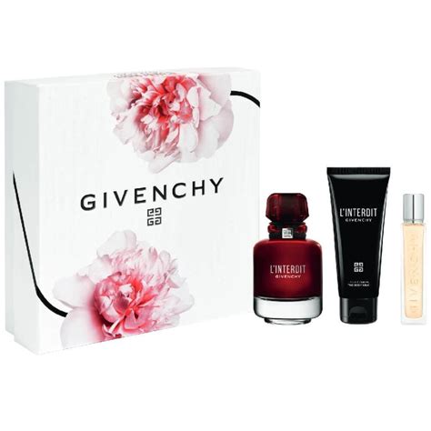 Givenchy Set De Fragancia Femenina L Interdit Eau De Parfum Rouge 80 Ml