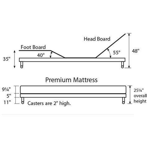 Hospital Bed Dimensions Uk | Roole