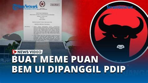 VIDEO Buat Meme Puan Maharani Protes UU Cipta Kerja BEM UI Dipanggil