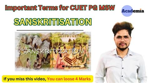 Sanskritisation Important Terms For Cuet Pg Msw Huqp Msw