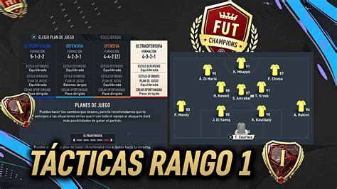 Nueva Formaci N T Cticas E Instrucciones De Rango En Fut Champions