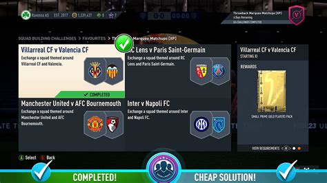 FIFA 23 Throwback Marquee Matchups XP Villarreal CF V Valencia CF