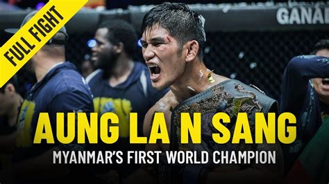 Aung La N Sangs Turning Point One Full Fight Feature One