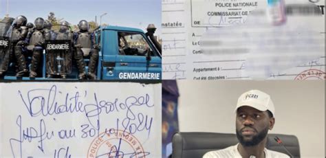 R V Lations Sur Le Permis Dameth Ndoye Ce Que Les Gendarmes Ont