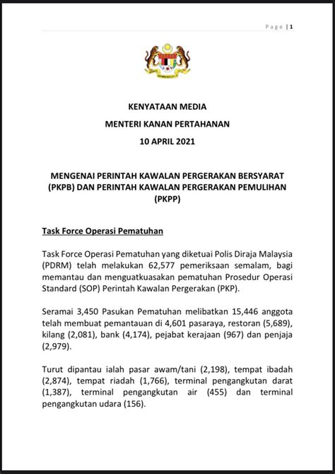 Mindef Malaysia On Twitter Kenyataan Media Menteri Kanan Pertahanan