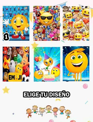 50 Pz Dulceros Personalizados Recuerdos Fiestas Emoji En Venta En