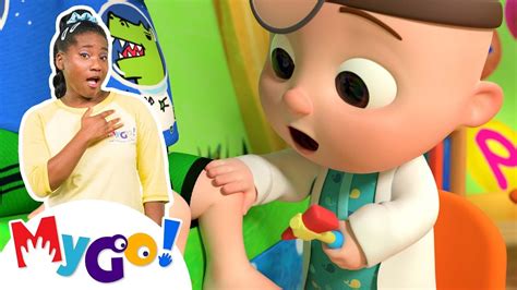 Doctor Checkup Song Cocomelon Nursery Rhymes Mygo Sign Language