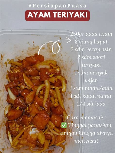 Ide Menu Sahur And Buka Ayam Marinasi Gampang Bgtt😍 Galeri Diposting