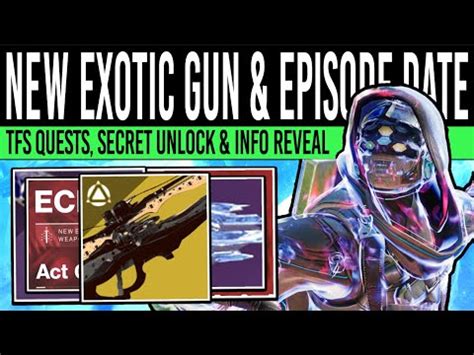 Xhoundishx Destiny New Exotic Weapon Episode Info New Npc