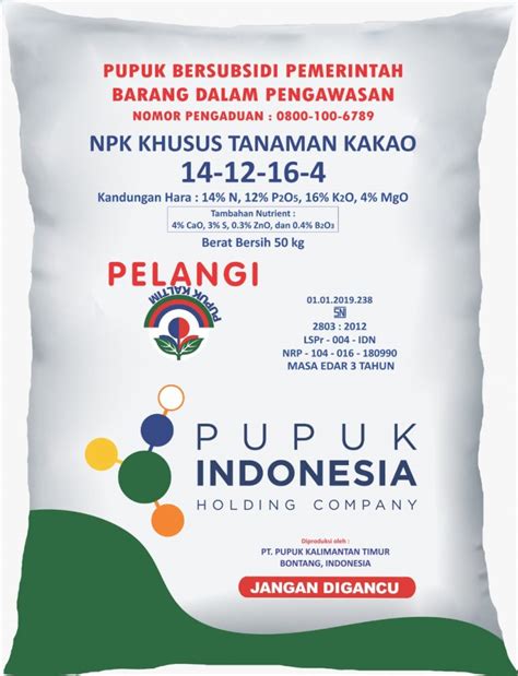 Populer Harga Pupuk Npk Pelangi Kaltim