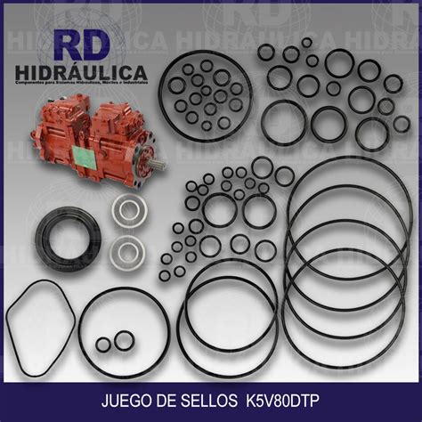 Juego de sellos K5V80DTP RD HIDRÁULICA