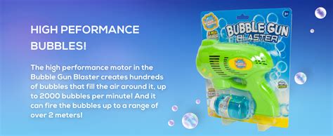 Bubble Mania Bubble Gun Bubble Blaster Gun Automatic Bubble Guns