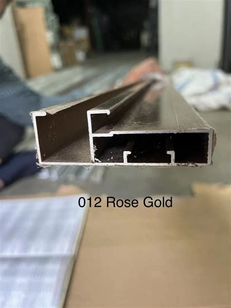 Aluminium Profile 012 Rose Gold At Rs 2601 Piece Andheri East