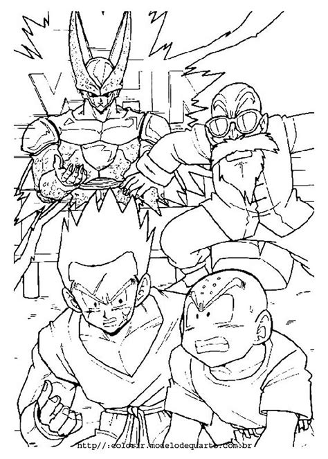 Cell Tournament Dragon Ball Coloring Pages For Kids