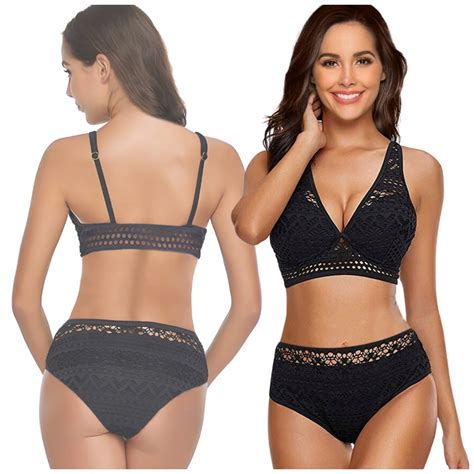 Bikini Komplet Czarny Niska Cena Na Allegro