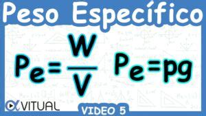 Qu Es El Peso Espec Fico De Los Materiales Y C Mo Se Calcula