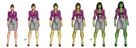 She Hulk Transformation by bradbarry2 on DeviantArt