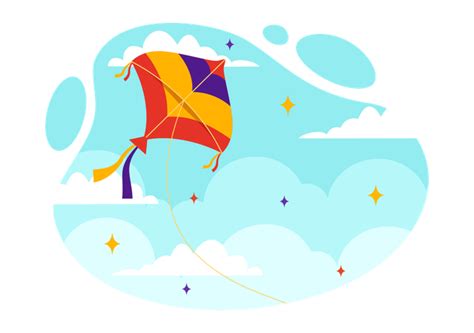 Premium National Kite Flying Day Illustration pack from Sports & Games ...