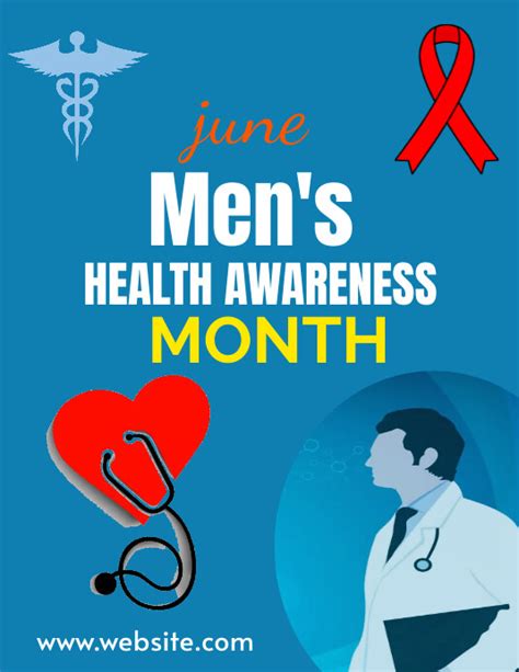 Mens Health Awareness Month Template Postermywall