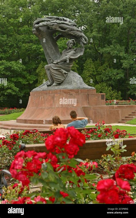 The Frederic Chopin Monument In The Upper Part Of Warsaw S Royal Baths