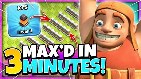 3 Ways To Upgrade Walls The Fastest In Clash Of Clans Youtube