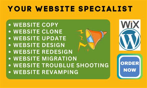 Design Redesign Create Copy Revamp Migrate Troubleshoot Wix An